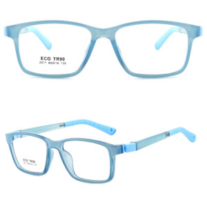 Hot-Selling Kids Square Unbreakable Plastic Spectacle Frame